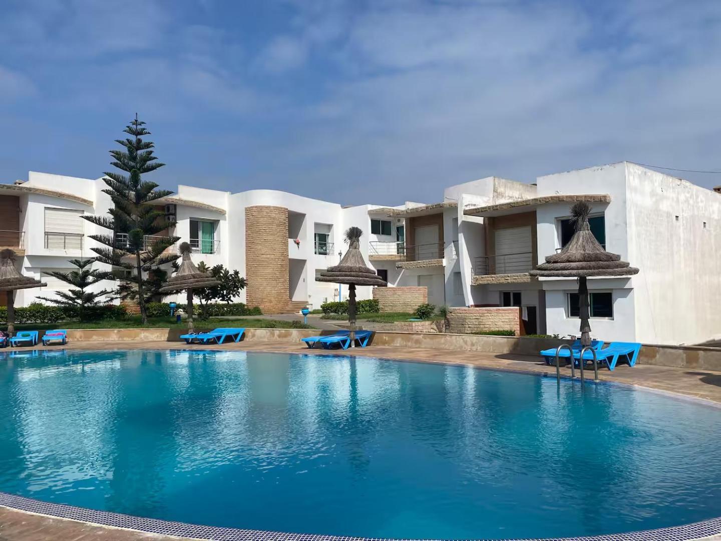 Splendid Beachfront Villa In Sidi Bouzid Beach With Pool Douar Ourlali 外观 照片