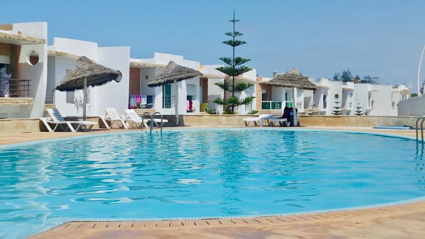 Splendid Beachfront Villa In Sidi Bouzid Beach With Pool Douar Ourlali 外观 照片